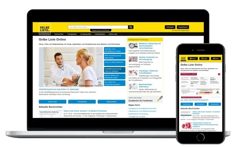 Gelbe Liste Homepage Gelbe Liste Homepage